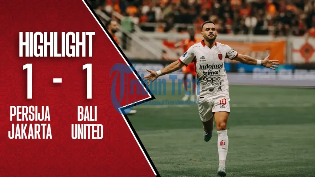 Persija vs Bali United Imbang 1-1, Adu Strategi Hingga Kontroversi