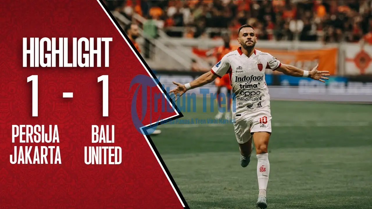 Persija vs Bali United Imbang 1-1, Adu Strategi Hingga Kontroversi