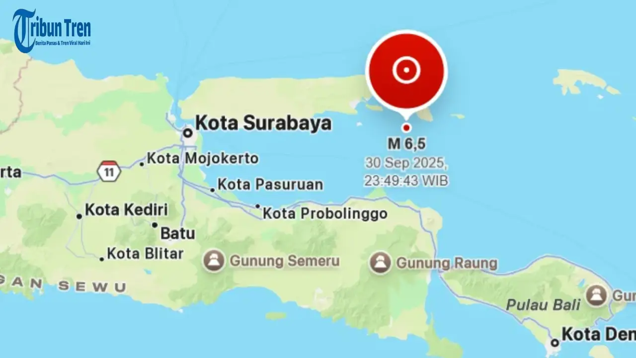 Gempa M6,5 di Sumenep: Getaran Terasa Hingga Surabaya