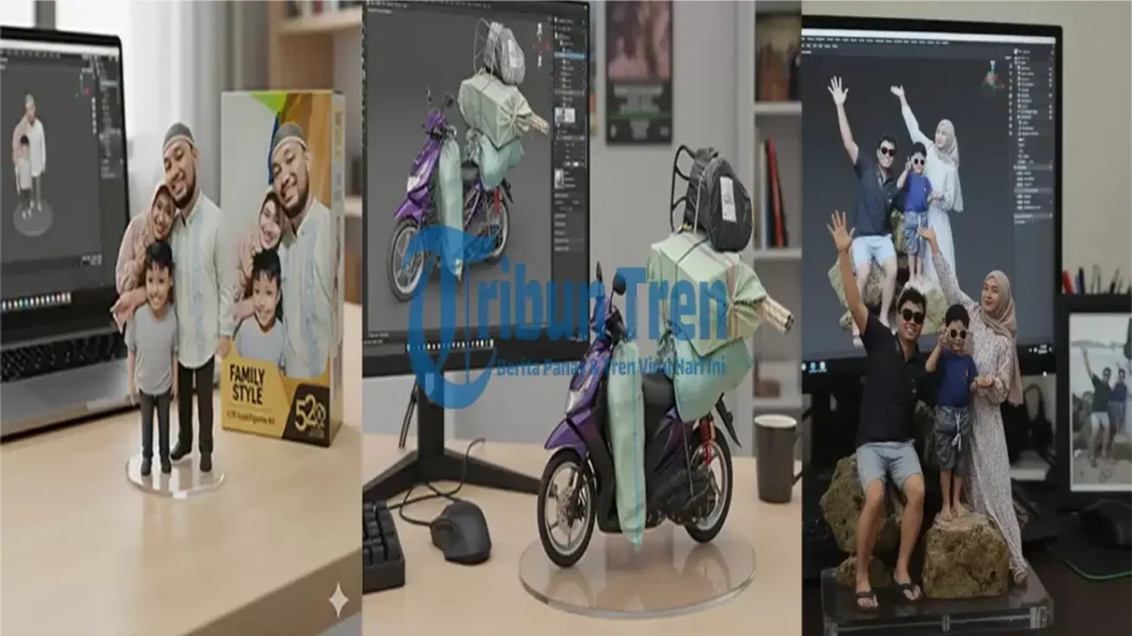 Tren Membuat Miniatur Diri Pakai AI Gemini Makin Ramai, Cuman Butuh Internet Lalu Masukkan Prompt!